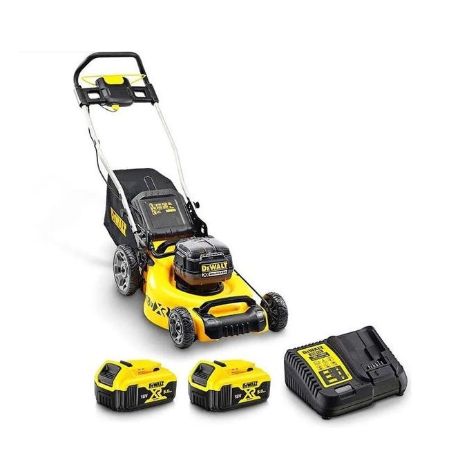 DeWALT 36V 5.0Ah Brushless 510mm Lawn Mower Kit DCMW564P2-XE