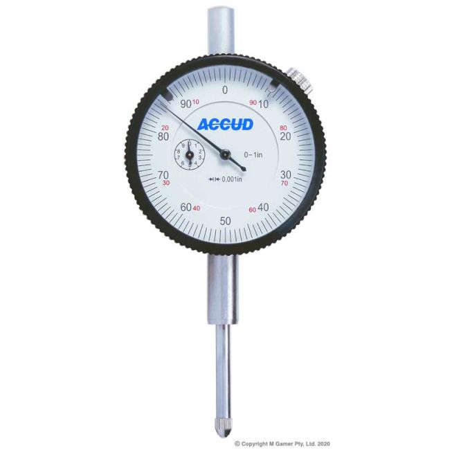 Accud 0.5" Dial Test Indicator AC-225-012-11