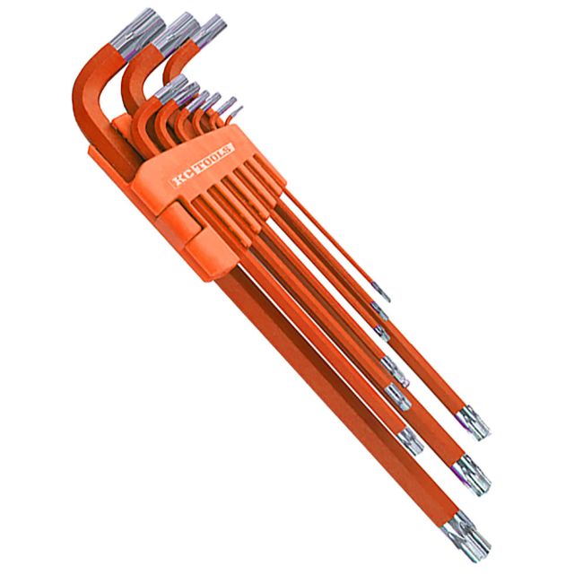 KC TOOLS 9 Piece Ball Point Hex Key Set 10619