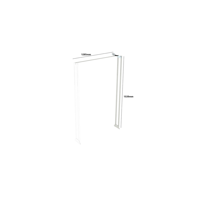 Wattmaster RolaShelf 12 Series Heavy Duty Extention Frame Height 1539mm WATRSEFR/HD/120
