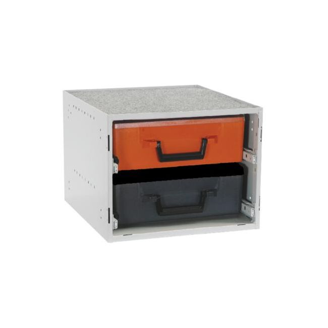Wattmaster RolaCase Enclosed Cabinet 2x Drawer Comes With Cases Assembled WATRCSK3/C