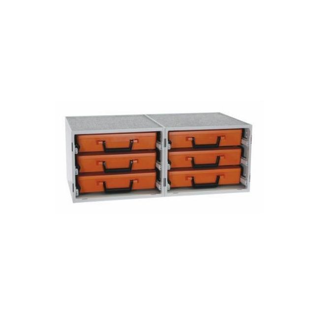 Wattmaster RolaCase Dual Cabinet Kit Assembled With Carry Cases WATRCDK2/C