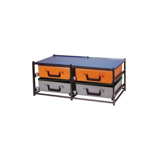 Wattmaster Rolacase Dual 4 Drawer Frame Kit Including 4 Cases And Work Top WATRCDK3