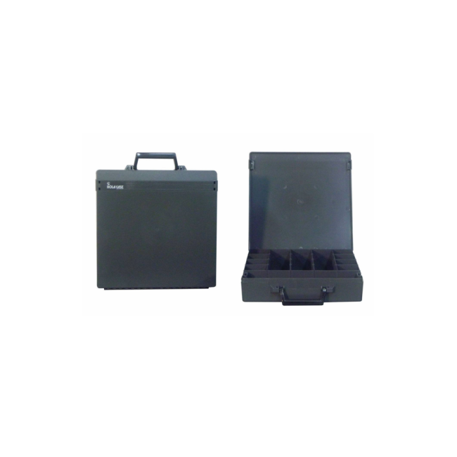Wattmaster RolaCase Case 370x370x85mm With Dividers Charcoal WATRC001C