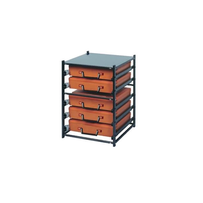 Wattmaster Rolacase 5 Case Unassembled Frame Complete With 5 WATRC001 Orange Cases WATRCSK4