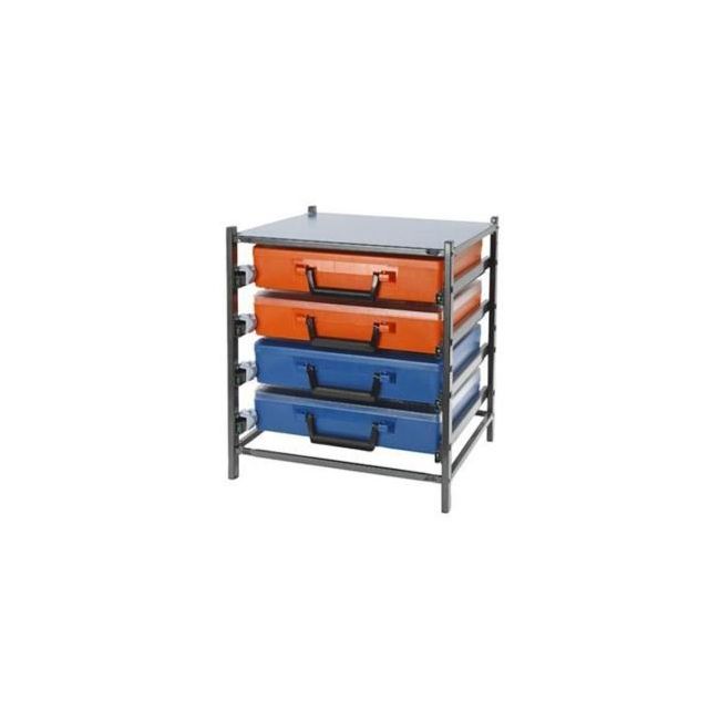 Wattmaster Rolacase 4 Drawer Frame Unassembled With 2x WATRC001 And 2x WATRC002 Cases WATRCSK6