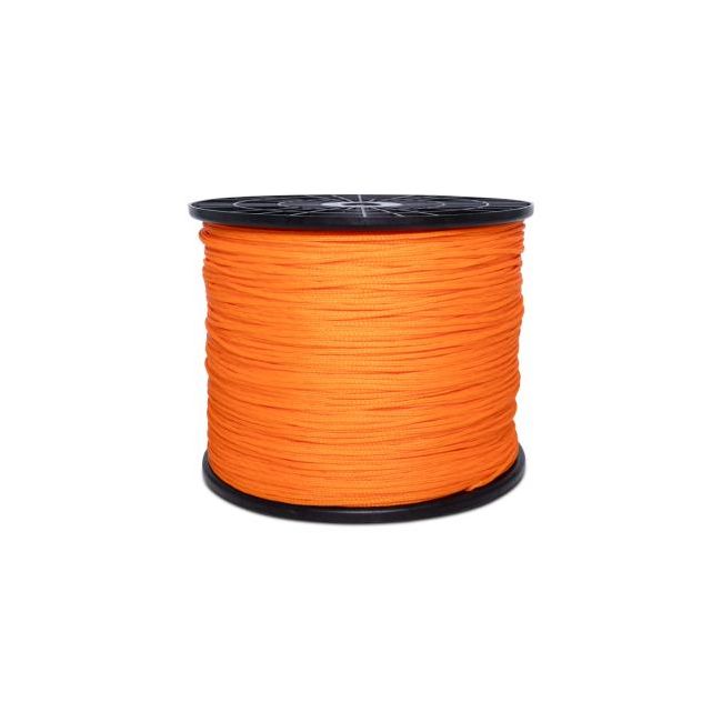 Wattmaster Pull Line Rope Orange 3mm x Length 1000m 90kg Breaking Strain WATPL1000M