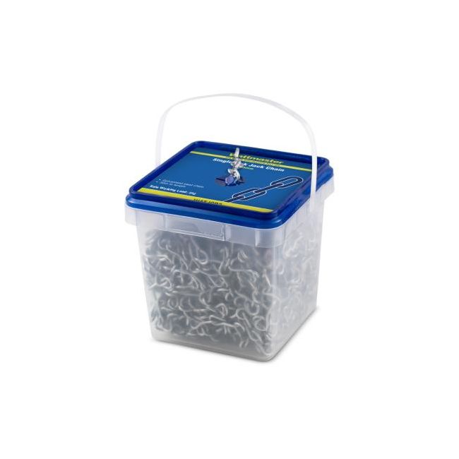 Wattmaster Jack Chain 3.15mm Single Link Galvanised 30m 10kg Limit WATJCB3