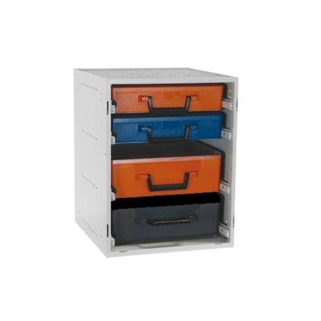 Wattmaster Enclosed 4 Drawer Frame With 4 Carry Cases Complete WATRCSK5/C
