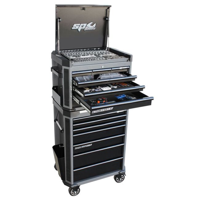 SP Tools 292 Piece Metric/Sae Tool Kit Tech Series Black SP52268D