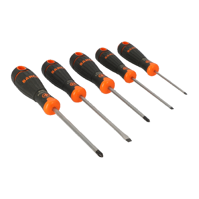 Bahco 5 pce screwdriver set  BahcoFit B219.005