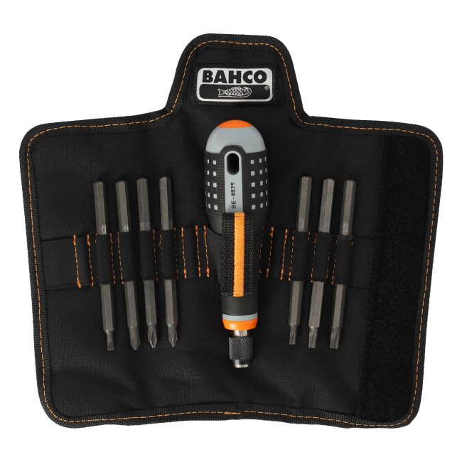 Bahco ERGO Bit Holder Screwdrivers Set - 8 Pcs BE-8574
