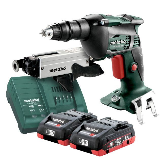 Metabo AU62004840 Screwdriver Kit With Magazine 18V 4000rpm SE 18 LTX 4000 4.0 K AU62004840