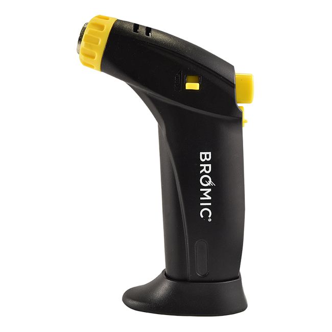 Bromic 1811645 Pocket Butane Blow Torch Safety Child Lock Piezo Ignition 1811645