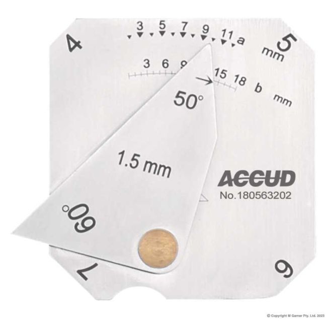 Accud Welding Gauge AC-747-018-01