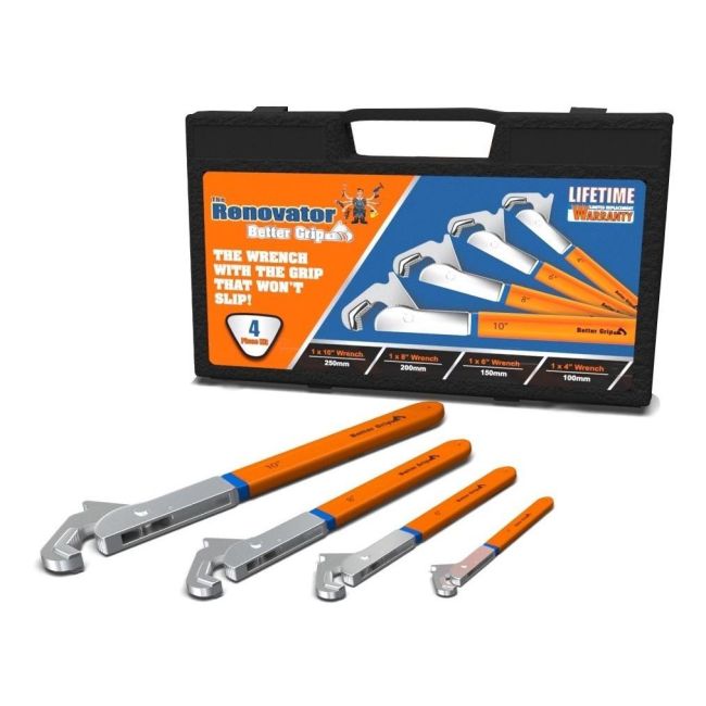 Renovator 4PC Better Grip Wrench Set REN BG 4PCE V2