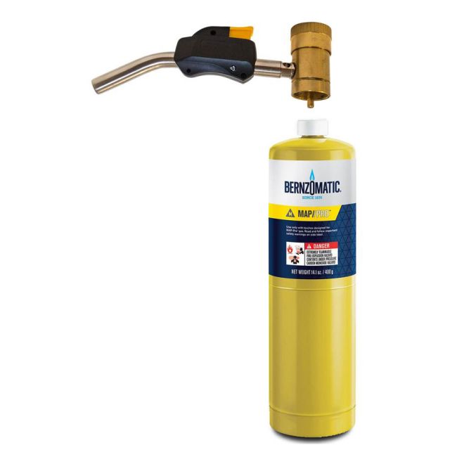 Bromic 1811648 Swivel Map-Pro Torch And Cylinder Kit 1811648