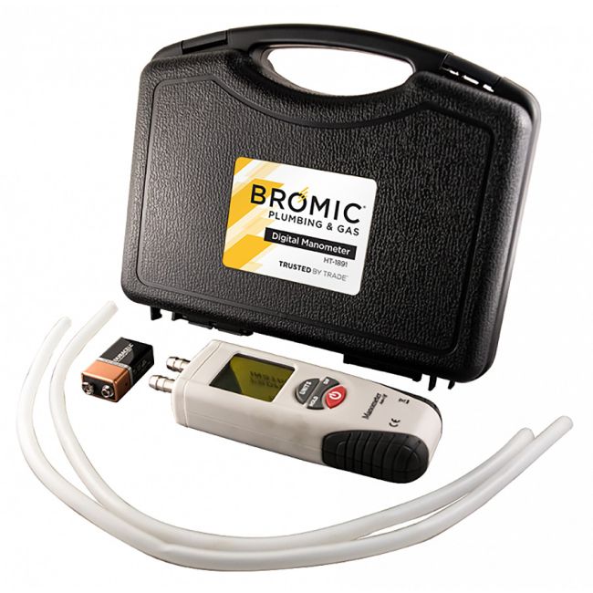Bromic Digital Manometer Large dual LCD 8688951