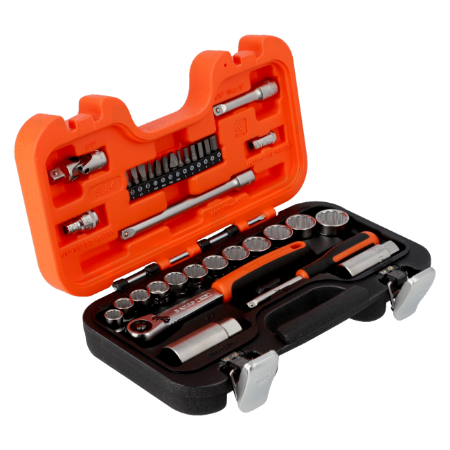 Bahco 34 Piece 3/8" Socket Set SL34