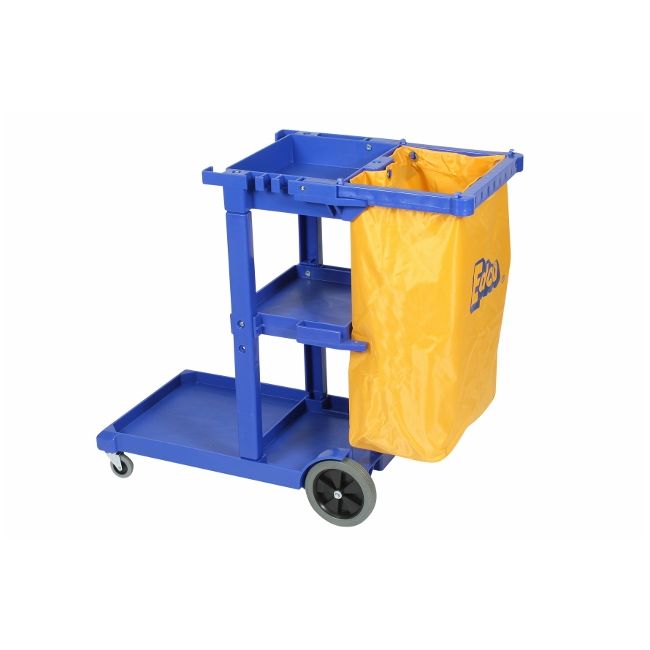 EDCO 80L Janitor Cart – Blue 19040