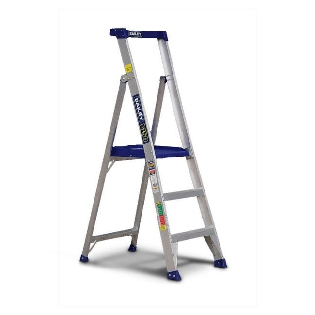 Bailey 0.9m 150kg Industrial Aluminium Platform Step Ladder FS14066
