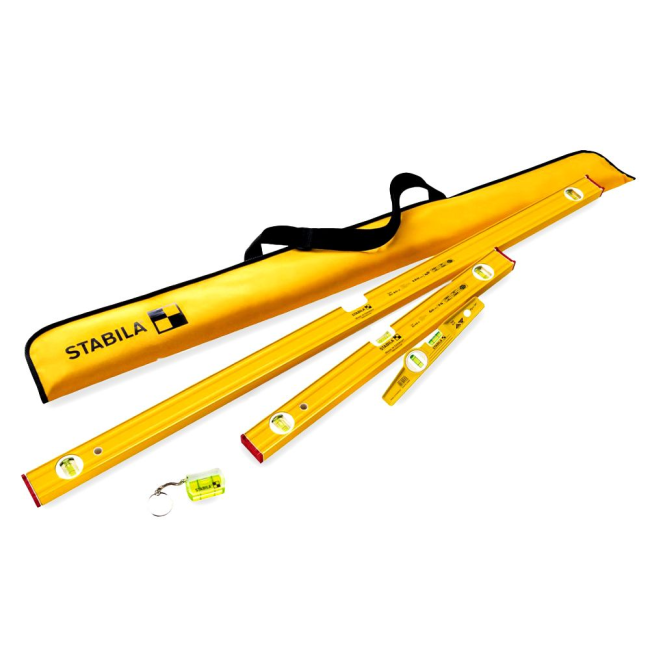 Stabila 4PC 80AS Series Spirit Level Set 19409