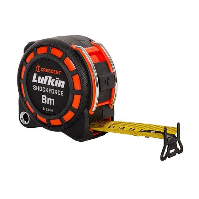 Crescent Lufkin 8M X 30MM Shockforce - Yellow SF830M