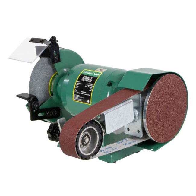 Abbott & Ashby Linishing Machine 8" 915 x 50mm & Bench Grinder AA362W8 