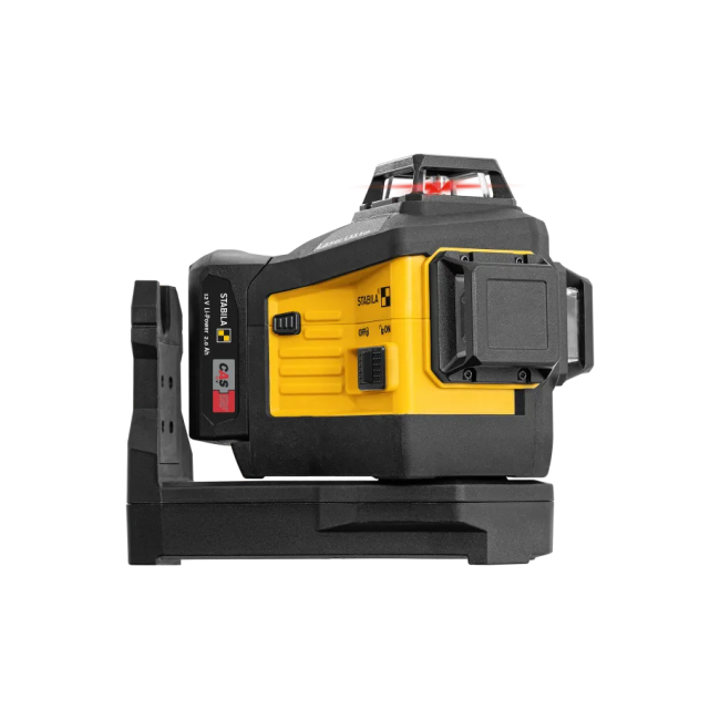 Stabila 12V 2.0Ah  3x360 Multi-Line Red Laser Level Kit LAX600 19791