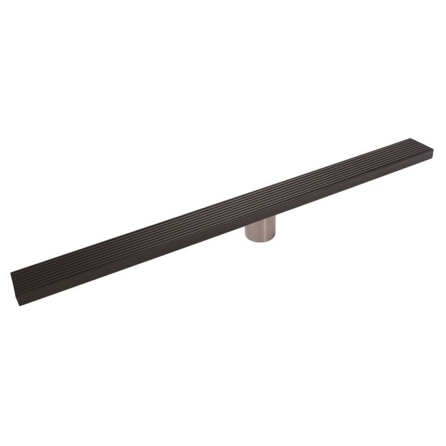 DTA FLLD600GRB Long Floor Drain 600mm Suits 50mm Black Hayman Series FLLD600GRB