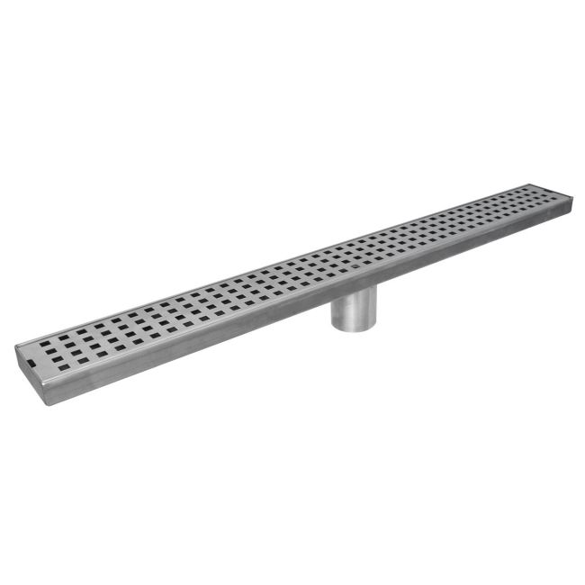 DTA FLLD600SQ Long Floor Drain 600mm Suits 50mm Stainless Steel Hayman Series FLLD600SQ