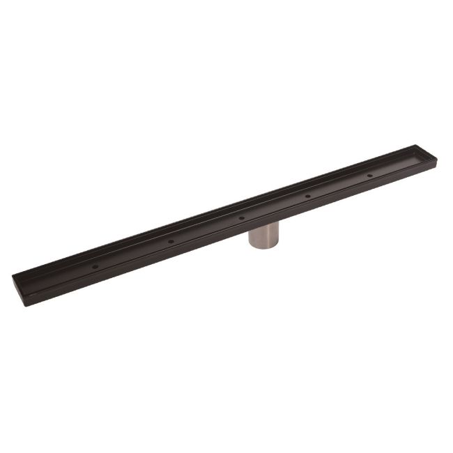 DTA FLLD600TIB Long Floor Drain 600mm Suits 50mm Black Hayman Series FLLD600TIB