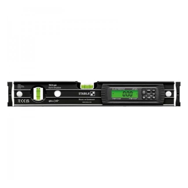 Stabila 400MM TECH 196 Dark Shadow Digital Spirit Level 20006