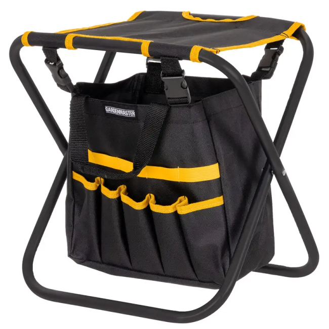 Gardenmaster Foldable Seat W/Storage 20117312
