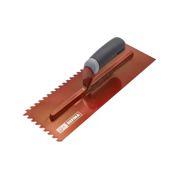 Refina 280X115MM NOTCHTILE Left Hand Soft Grip Trowel 2022810L