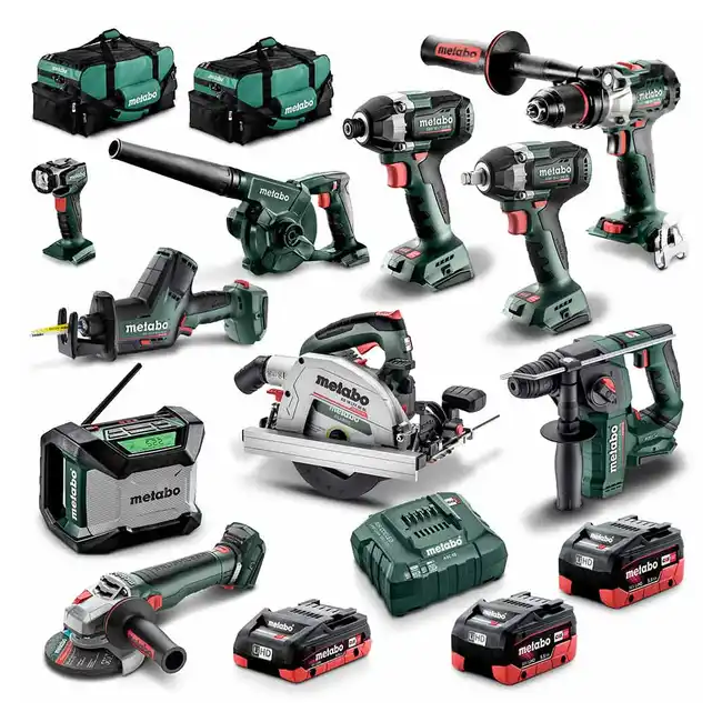 METABO 18V BRUSHLESS 10 PIECE COMBO KIT AU69000250