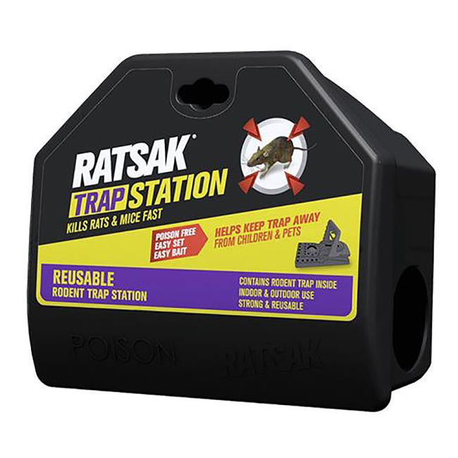 Ratsak Y2-2432 Rodent Trap Station Reusable Lock & Key Y20-2432