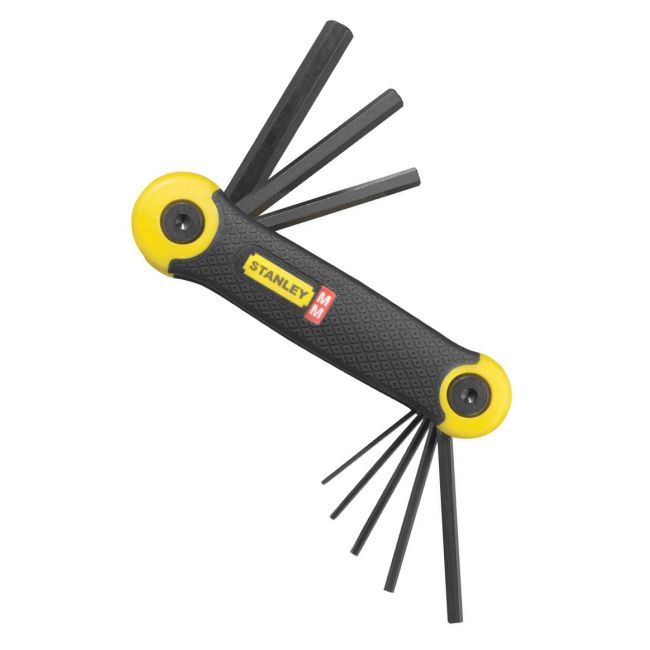 Stanley 69-264 Hex Key Set 8 Piece MERIC Folding 69-264