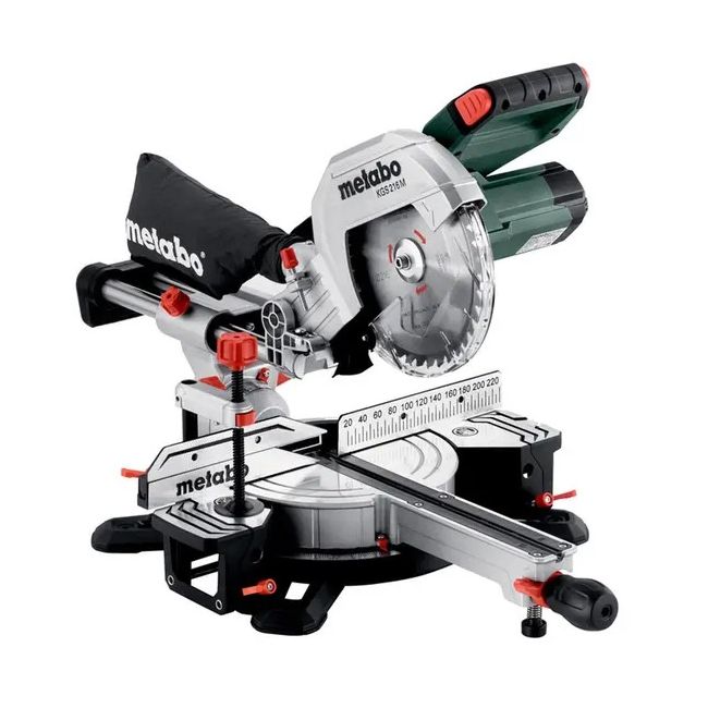 METABO 1800W 254MM SLIDE COMPOUND MITRE SAW KGS254M 613254190