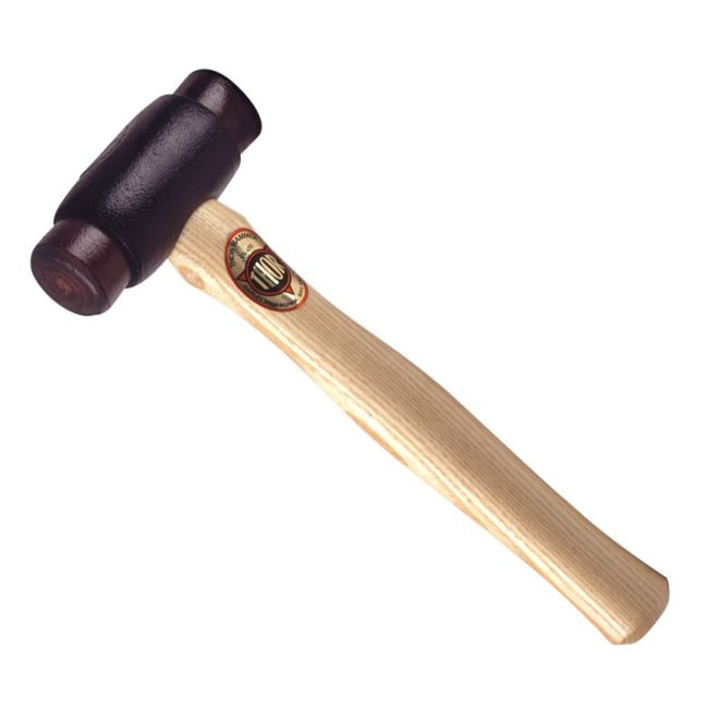 Thor TH08 Hammer 25mm Face Rawhide 285G (3/4LB) Wood Handle Mallet TH08