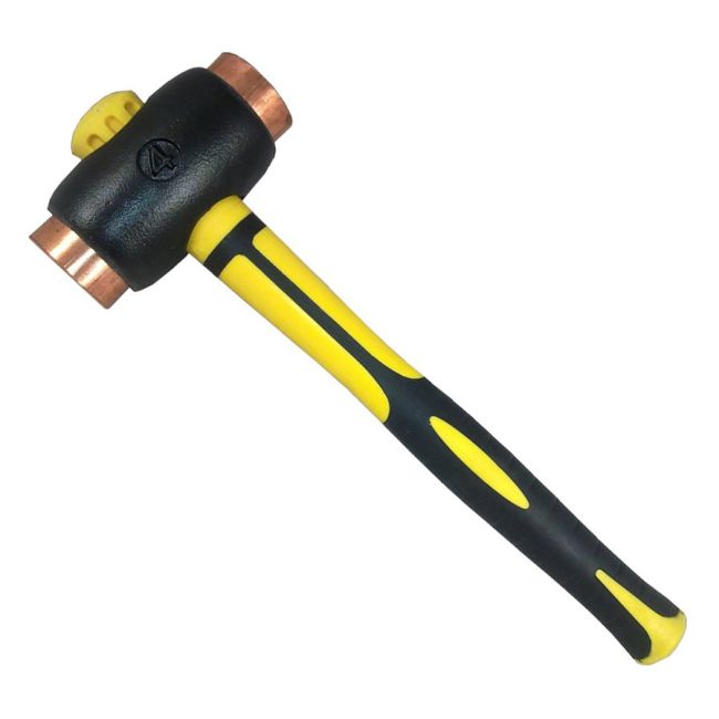Thor Copper Head Mallet 50mm Face Copper Size 4 2930G (7LB) Fibreglass Handle TH316FG