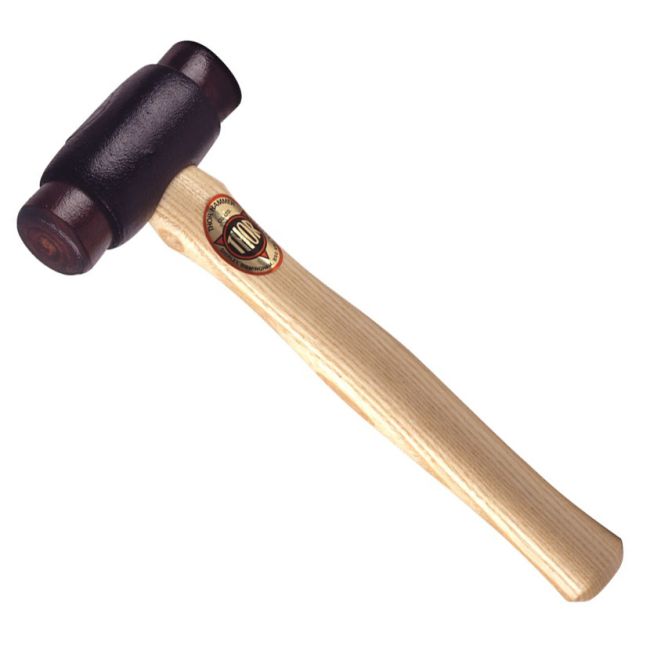 Thor TH10 Hammer 32mm Face Rawhide 590G (1-1/4LB) Wood Handle Mallet TH10