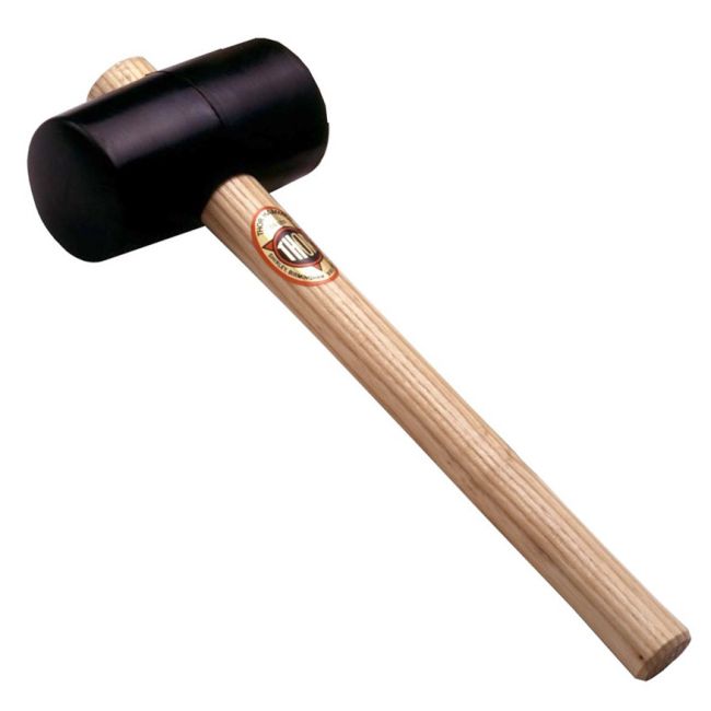 Thor TH957 Hammer Black Rubber 1200G (2-3/4LB) Wood Handle Mallet TH957