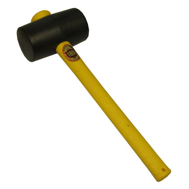 Thor TH957FG Hammer Black Rubber 1300G (3LB) Fibreglass Handle Mallet TH957FG
