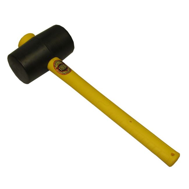 Thor Hammer Black Rubber 900G (2LB) Fibreglass Handle Mallet TH954FG