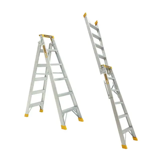 Gorilla 1.8/3.3m 180kg Heavy-Duty Aluminium Dual Purpose Ladder DM006-HD