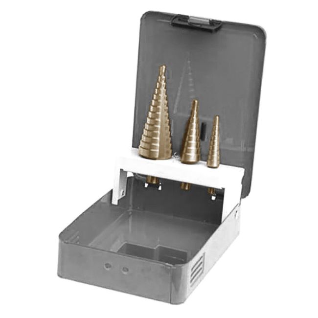 Intech 120-3S Step Drill Set 3 Piece TiNite Coated 120-3S