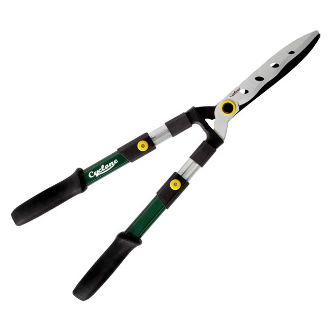 Cyclone 660481 Wavy Hedge Shears Telescopic 845mm Ideal For Wet Slippery Stems 660481