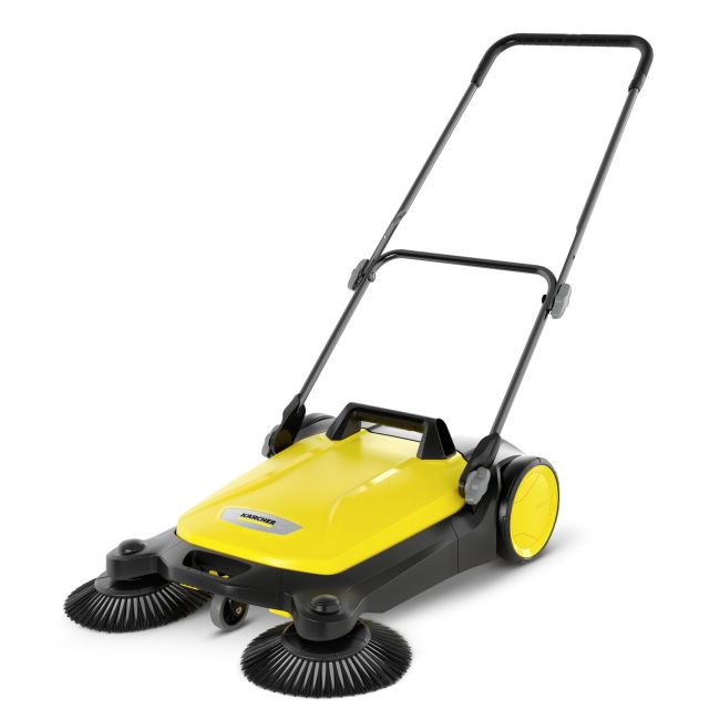 Karcher Push Sweeper 680mm twin Brush Stand-Up Waste Container S4 1.766-360.0