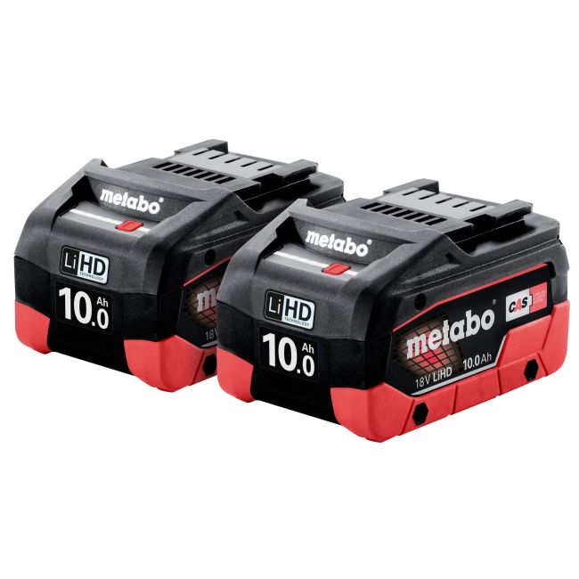 Metabo Battery Twin Pack 10Ah 18v LIHD Lithium Ion Li-Ion AU32102100